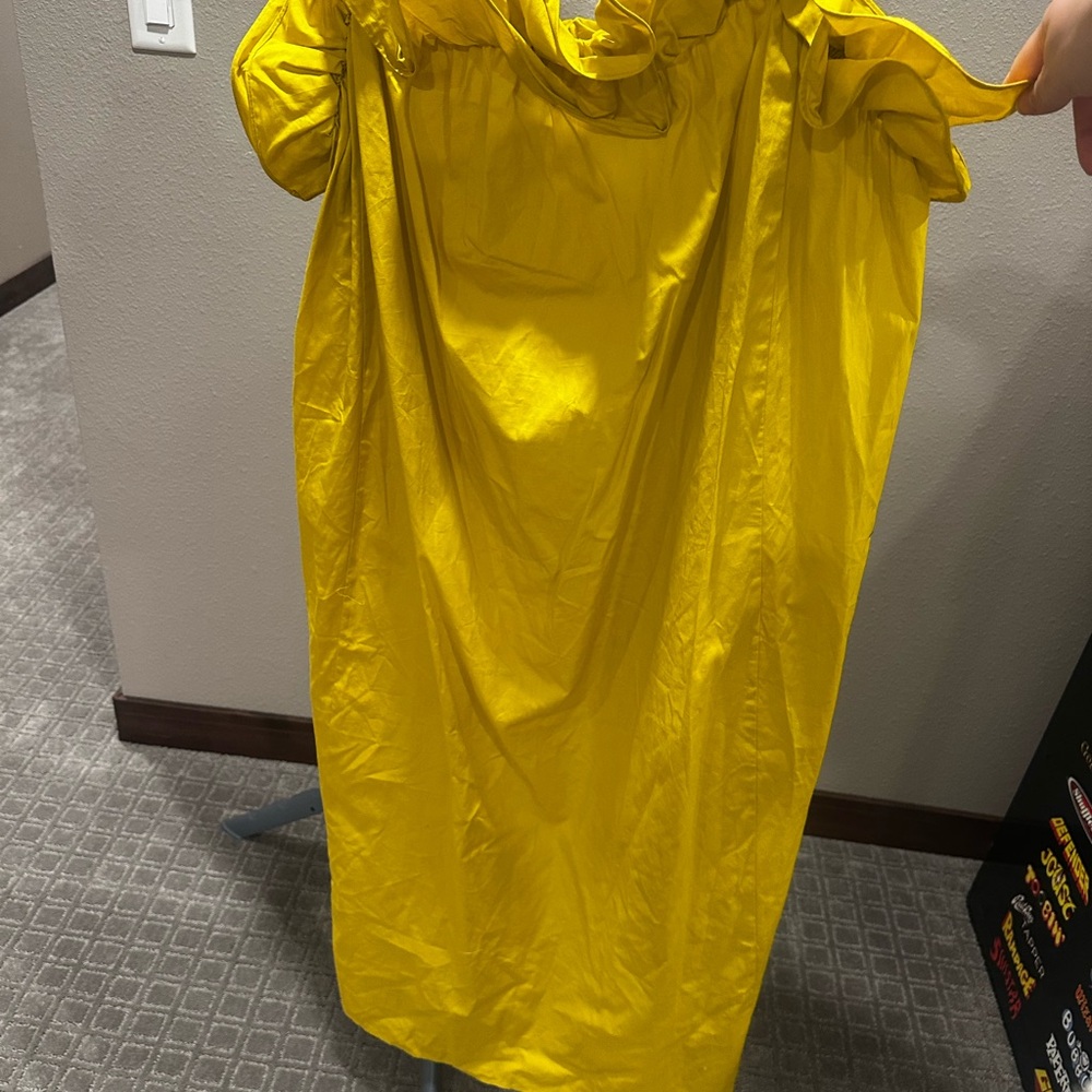 H&M Yellow Dress with ruffles